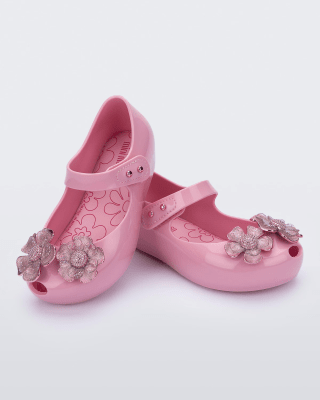 MINI MELISSA ULTRAGIRL FLOWER CHROME BB ROSA/ROSA1