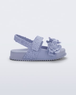 MINI MELISSA COZY SANDAL GARDEN FLOW BB LILA1
