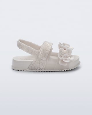 MINI MELISSA COZY SANDAL GARDEN FLOW BB BEIGE1