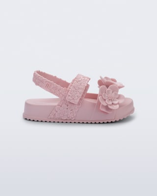 MINI MELISSA COZY SANDAL GARDEN FLOW BB ROSA1