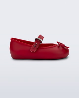 MINI MELISSA SOFT BALLERINA DELICATE BOW BB ROJO3