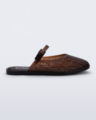 MELISSA HARPER MULE AD MARRON TRANSPARENTE1
