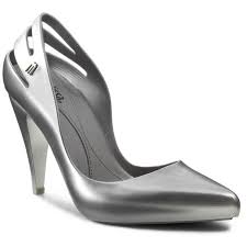 MELISSA CLASSIC HEEL AD SILVER TALLA 10 USA1