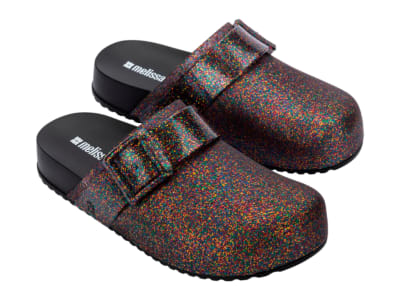 MELISSA COZY CLOG AD VIDRIO CON BRILLO MIXTO1