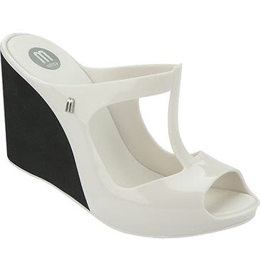 MELISSA GRADIENT WHITE/BLACK TALLA 10 USA1