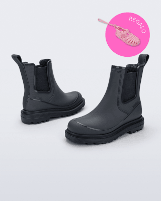 MELISSA NOIR BOOT AD GRIS