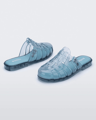 MELISSA POSSESSION MULE AD AZUL TRANSPARENTE3