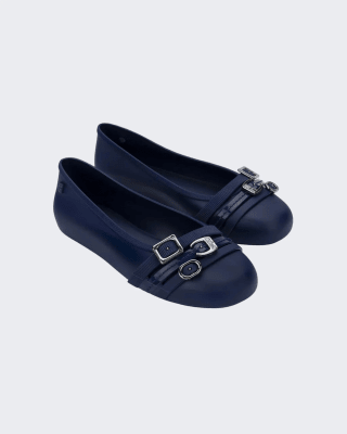 MELISSA SOFT BALLERINA BELTS AD AZUL4