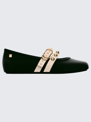 MELISSA SOFT BALLERINA STUDS AD VERDE/BEIGE2