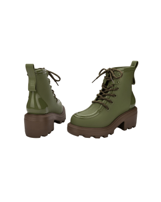 MELISSA TRACK BOOT AD VERDE/MARRON
