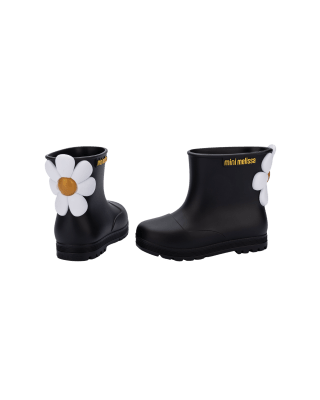 MINI MELISSA WELLY BLOOMY BB NEGRO/BLANCO
