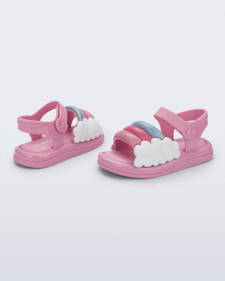 MINI MELISSA LUMI BB ROSA/BLANCO2
