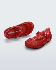 MINI MELISSA CAMPANA PAPEL BB ROJO TRANSPARENTE