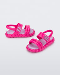 MINI MELISSA BUBBLE TECH SANDAL BB ROSA/LILA TALLA ÚNICA 9 USA