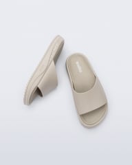 MELISSA BEACH SLIDE BOLD AD BEIGE