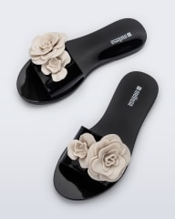 MELISSA BABE PETALS AD NEGRO/BEIGE