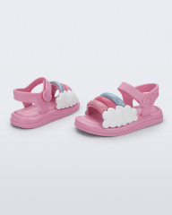 MINI MELISSA LUMI BB ROSA/BLANCO