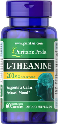L- TEANINA 60 CAPS PURITANS PRIDE