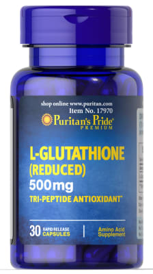 L- GLUTATION REDUCIDO 500MG 30CAPS PURITANS PRIDE