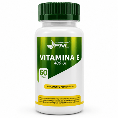 VITAMINA E 400 UI 60 CAPS FNL1