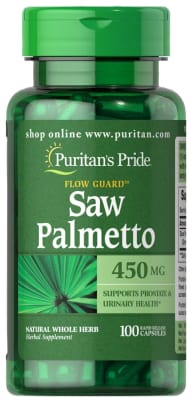 SAW PALMETTO 450MG 100CAPS PURITANS PRIDE1