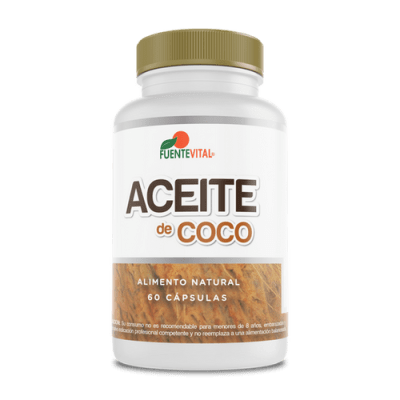 ACEITE DE COCO 500MG 60CAPS FUENTE VITAL1