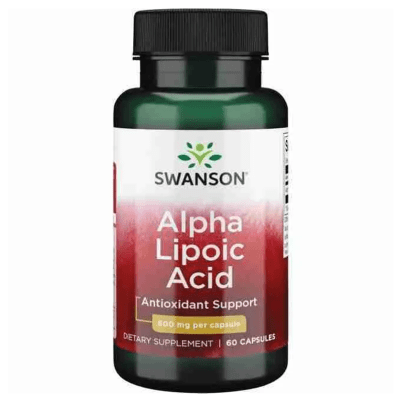 ALA ACIDO ALFA LIPOICO 600MG 60CAPS SWANSON