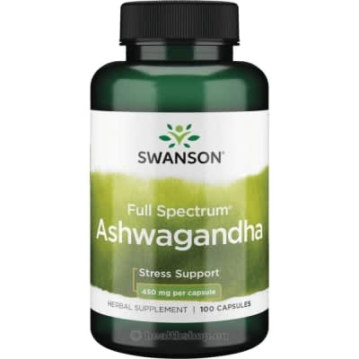 ASHWAGANDHA 450MG 100CAPS SWANSON1