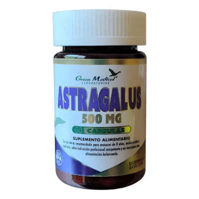 ASTRAGALUS 500 MG 60 CAPS GREEN MEDICAL