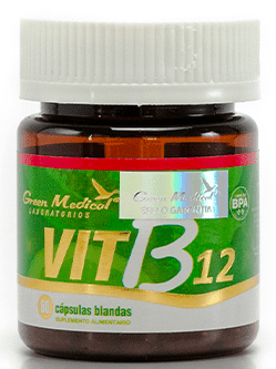 VITAMINA B12 60CAPS GREEN MEDICAL1