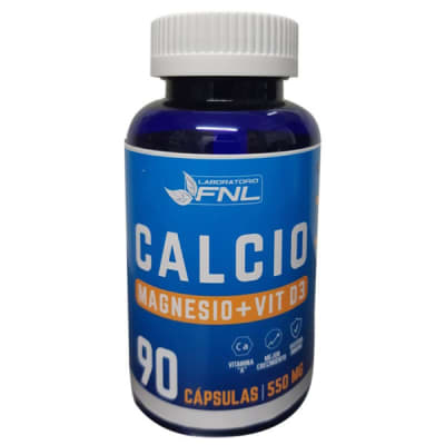 CALCIO + MAGNESIO + VITAMINA D3 90 CAPSULAS FNL1