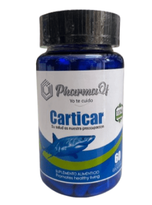 CARTICAR CARTILAGO DE TIBURÓN 500MG 60CAPS PHARMA QF1