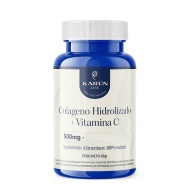 COLAGENO HIDROLIZADO + VITAMINA C 500MG 60 CAPSULAS