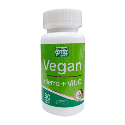 VEGAN HIERRO+VIT C NATURAL VEGGIES1