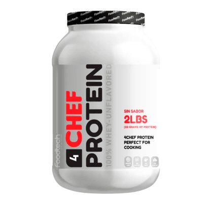 4CHEF PROTEIN 100% WHEY SIN SABOR 2 LB FOODTECH1