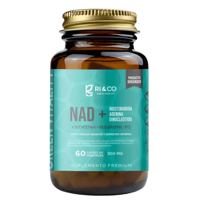 NAD + QUERCETINA + TRANS RESVERATROL 60 CAPS RI&CO