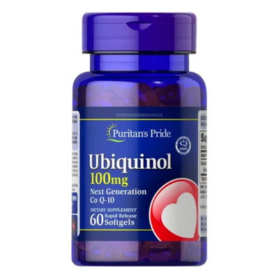 UBIQUINOL 100 MG 60 CAPS PURITANS PRIDE