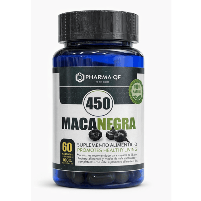 MACA NEGRA 450 MG 60 CAPS PHARMA QF