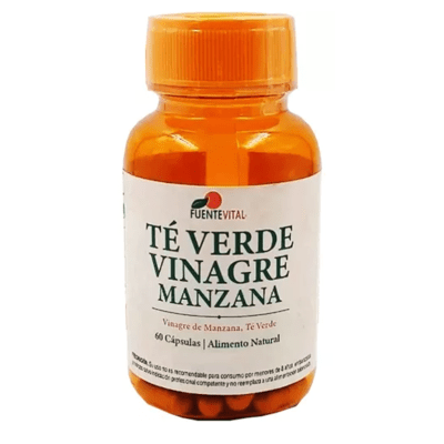 TE VERDE + VINAGRE DE MANZANA 60CAPS FUENTE VITAL1