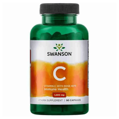 VITAMINA C CON ROSA MOSQUETA 90CAPS SWANSON