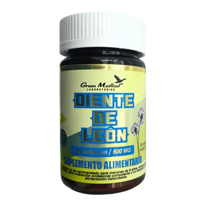 DIENTE DE LEON 500MG 60 CAPS GREEN MEDICAL1
