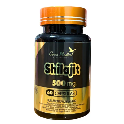 SHILAJIT 500 MG 60 CAPS GREEN MEDICAL1