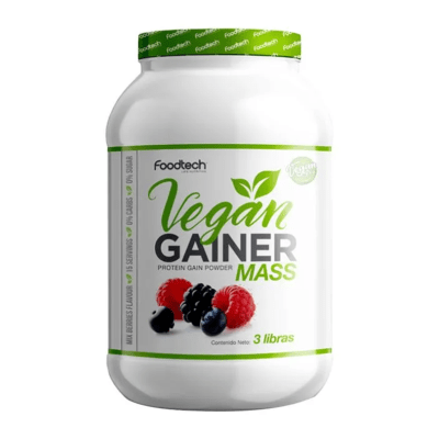 VEGAN GAINER MASS 3 LB FOODTECH