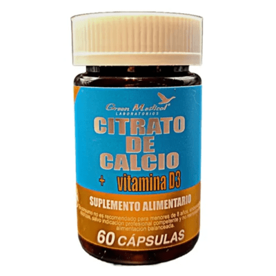 CITRATO DE CALCIO + D3 60CAPS GREEN MEDICAL1