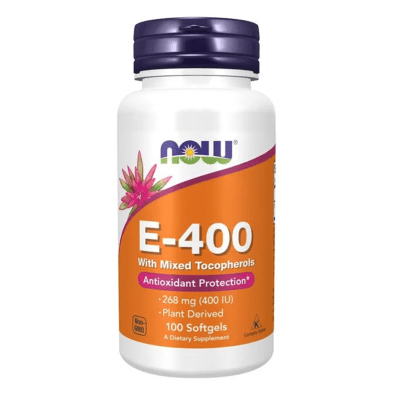 VITAMINA E-400 CON MIX DE TOCOFEROLES 100 CAPS NOW1