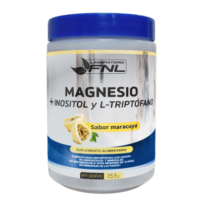 MAGNESIO + INOSITOL + L-TRIPTÓFANO 153GR SABOR MARACUYÁ FNL1
