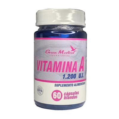 VITAMINA A 1200UI 60 CAPS GREEN MEDICAL1