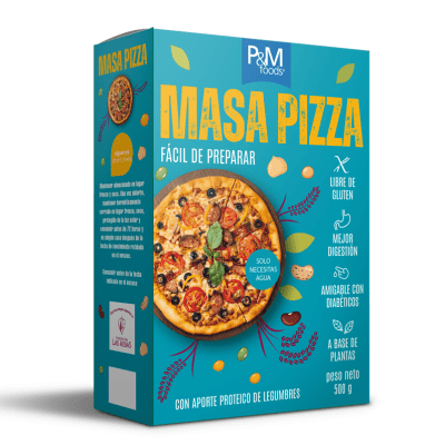 MASA DE PIZZA 500GR P&M1