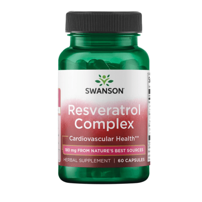 RESVERATROL COMPLEX 180MG 60CAPS SWANSON1