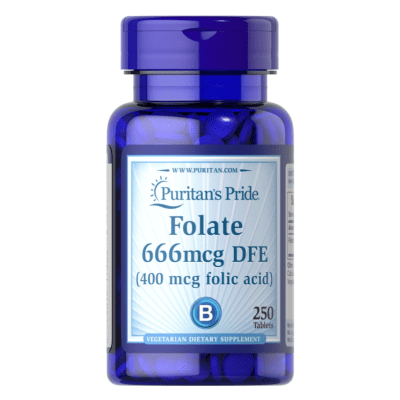 FOLATO 666 MCG 250 TABS PURITANS PRIDE1